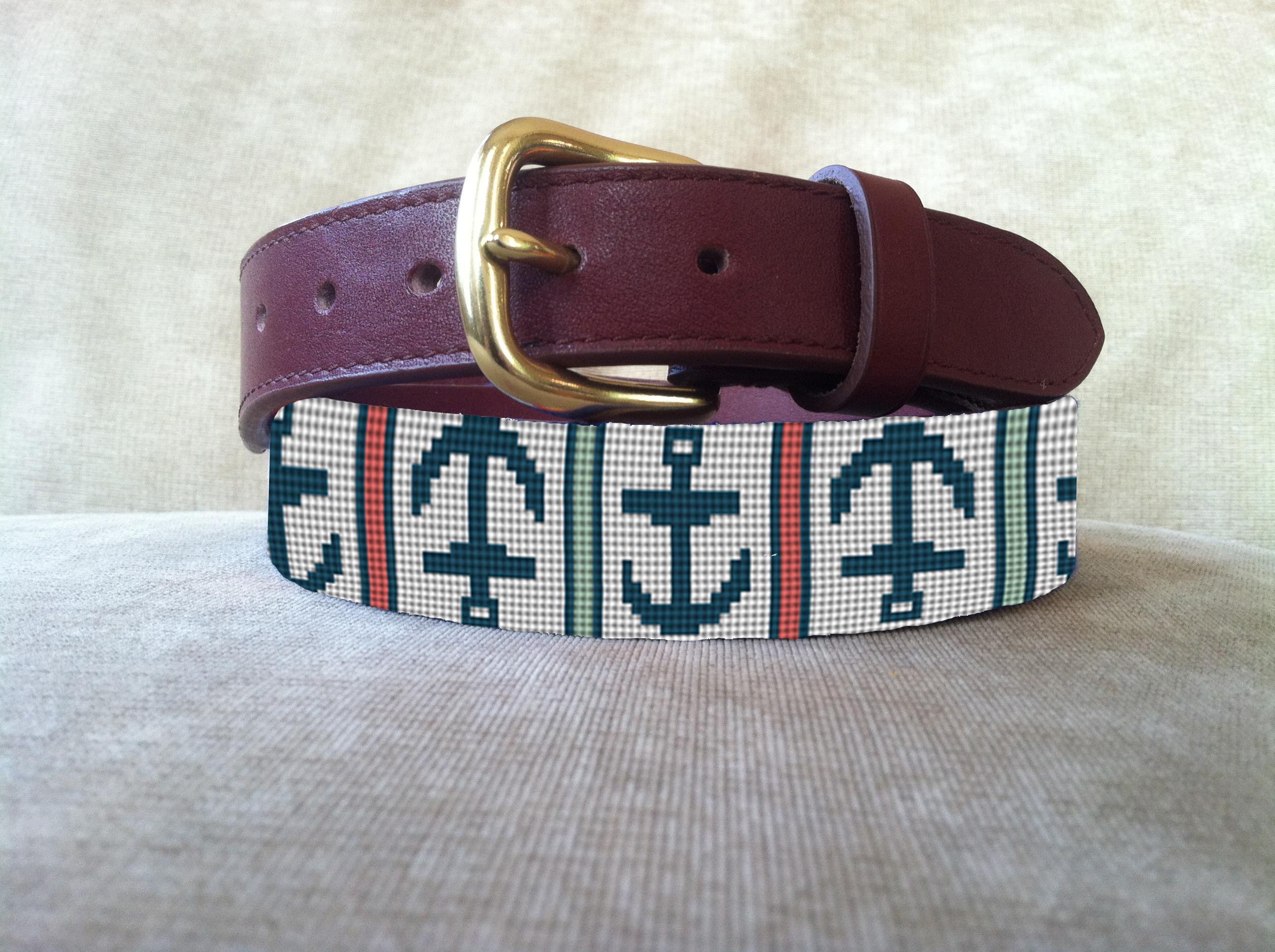 Newport Belt | NeedlePoint Kits and Canvas Designs