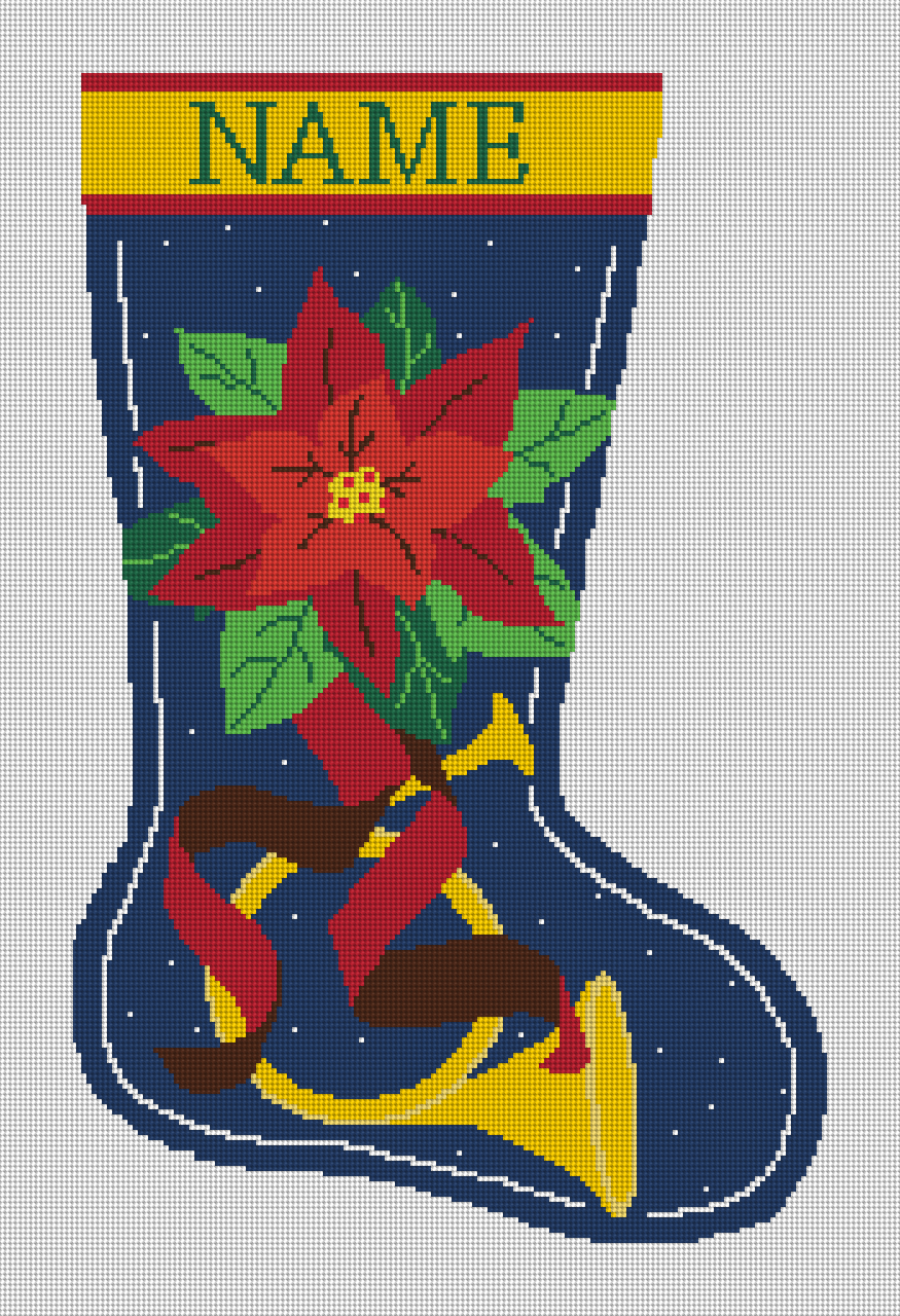 CARLY OUR NEEDLEPOINT STOCKINGS
